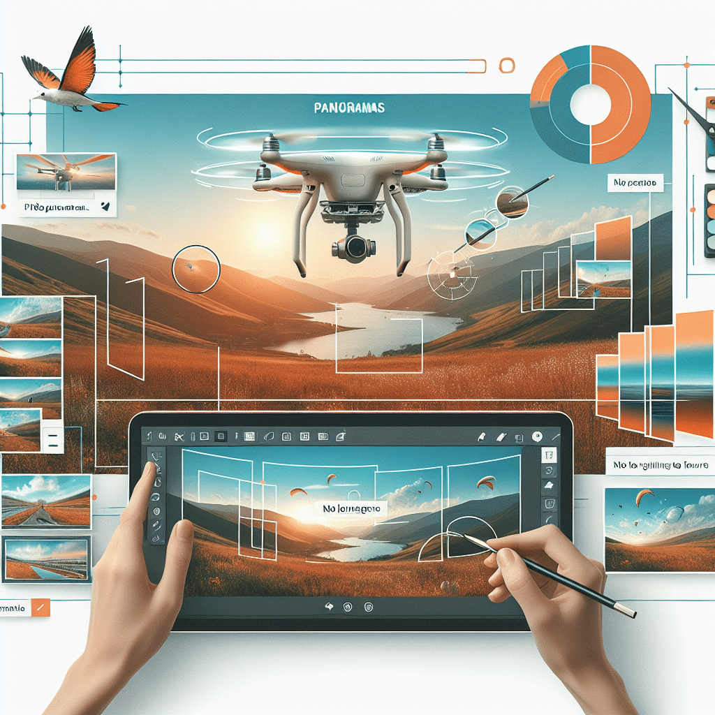 Como criar panoramas com fotos de drone