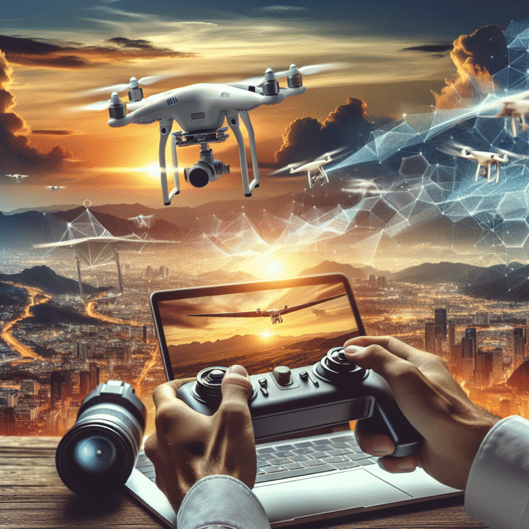 Edição profissional de fotos com drone