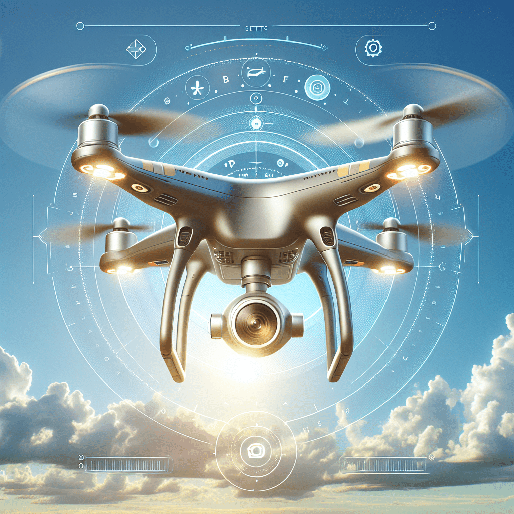 Como configurar câmera de drone para fotos
