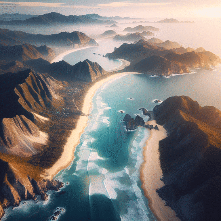 Inspiração para fotografar praias e montanhas com drone