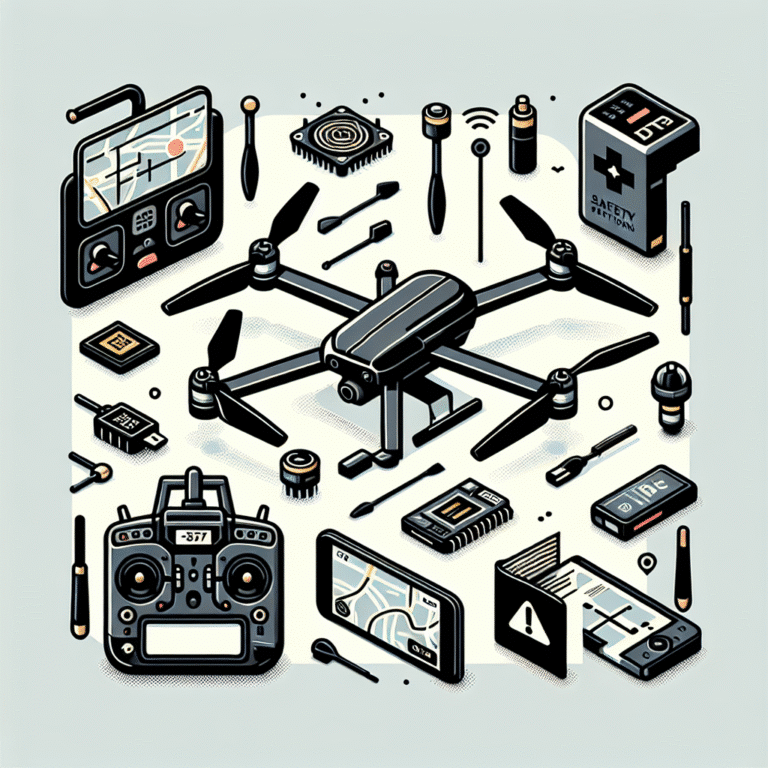 Equipamentos para voo seguro de drones