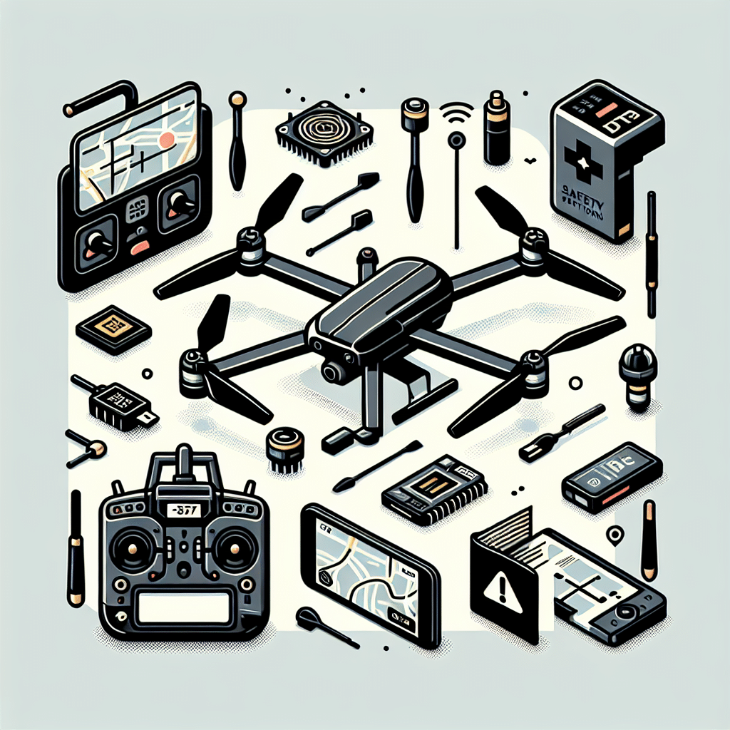 Equipamentos para voo seguro de drones