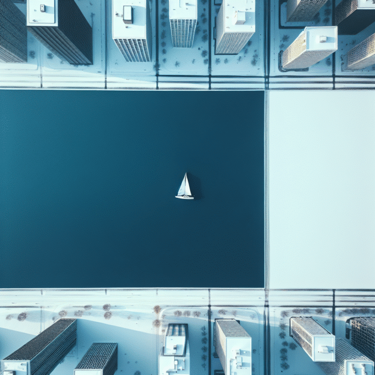 Ideias para fotos aéreas minimalistas