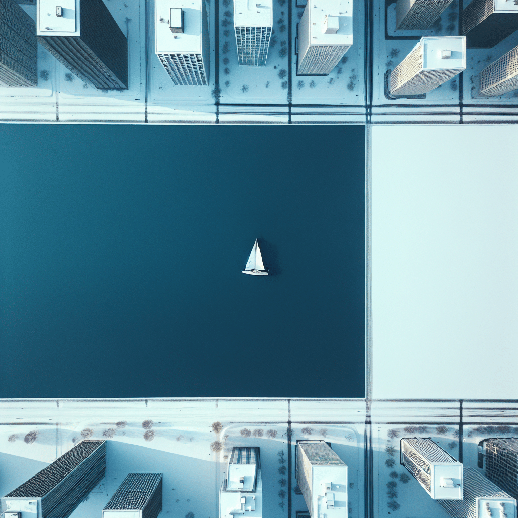 Ideias para fotos aéreas minimalistas
